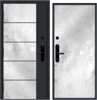 Входная дверь Nord Doors Амати 88x206 левая глухая (Slotex 1100/Y) - 