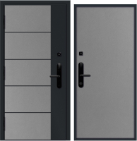Входная дверь Nord Doors Амати 88x206 левая глухая (Slotex 1479/6) - 