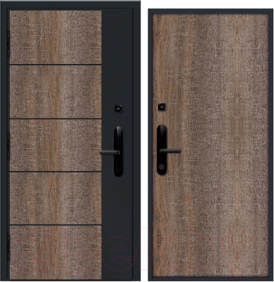 Входная дверь Nord Doors Амати 88x206 левая глухая (Slotex 7142/Bw)