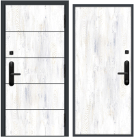 Входная дверь Nord Doors Амати А13 98x206 правая глухая (Slotex 3861/Rw) - 