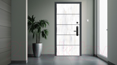 Входная дверь Nord Doors Амати А13 98x206 правая глухая (Slotex 3861/Rw)