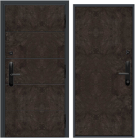 Входная дверь Nord Doors Амати А13 98x206 правая глухая (Slotex 2333/Q) - 