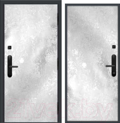 Входная дверь Nord Doors Амати А11 98x206 правая глухая (Slotex 1100/Y)