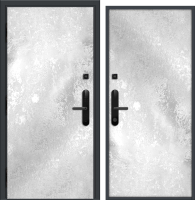 Входная дверь Nord Doors Амати А11 98x206 левая глухая (Slotex 1100/Y) - 