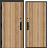 Входная дверь Nord Doors Амати А11 98x206 левая глухая (Slotex 3255/Bw) - 