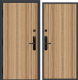 Входная дверь Nord Doors Амати А11 98x206 левая глухая (Slotex 3255/Bw) - 