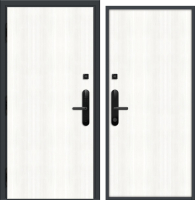 Входная дверь Nord Doors Амати А11 98x206 левая глухая (Slotex 2929/Mw) - 