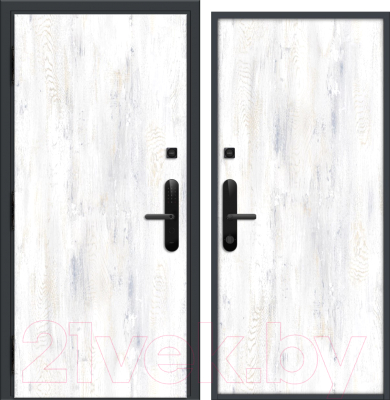 Входная дверь Nord Doors Амати А11 98x206 левая глухая (Slotex 3861/Rw)
