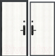 Входная дверь Nord Doors Амати А11 88x206 левая глухая (Slotex 2929/Mw) - 