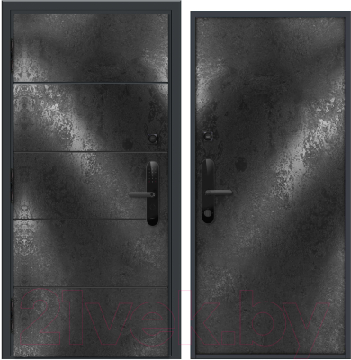 Входная дверь Nord Doors Амати А13 88x206 левая глухая (Slotex 1020/Y)