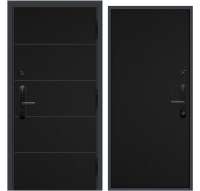 Входная дверь Nord Doors Амати А13 88x206 правая глухая (Slotex 1021/S) - 