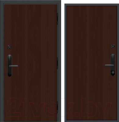Входная дверь Nord Doors Амати А11 88x206 правая глухая (Slotex 3844/Mw)