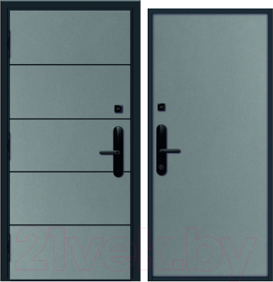 Входная дверь Nord Doors Амати А13 88x206 левая глухая (Slotex 1479/6)