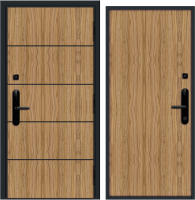 Входная дверь Nord Doors Амати А13 88x206 правая глухая (Slotex 3213/P) - 