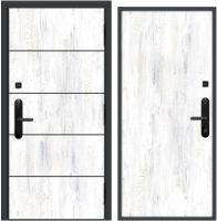 Входная дверь Nord Doors Амати А13 88x206 правая глухая (Slotex 3861/Rw) - 