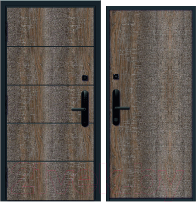 Входная дверь Nord Doors Амати А13 88x206 левая глухая (Slotex 7142/Bw)