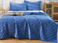 Набор текстиля для спальни Arya Lady 180x240 (индиго) - 