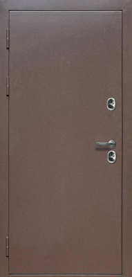 Входная дверь Guard Протерма Шоколад букле/уайт (86x205, левая)