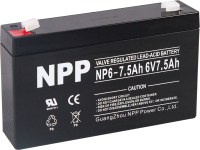 Батарея для ИБП NPP NP6 7.5Ah 6V - 