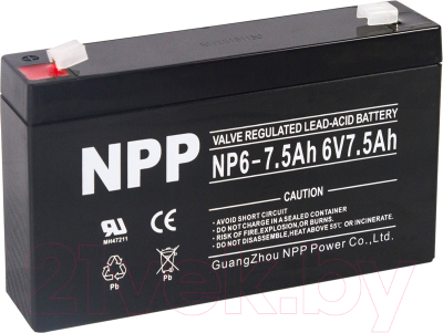 Батарея для ИБП NPP NP6 7.5Ah 6V