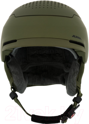 Шлем горнолыжный Alpina Sports Banff Mips / A9244-60 (р-р 51-55, оливковый матовый)