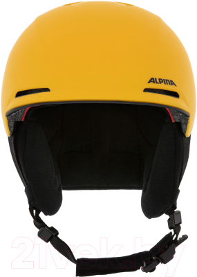Шлем горнолыжный Alpina Sports Kroon Mips Burned / A9253-45 (р-р 51-55, желтый матовый)