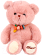 Мягкая игрушка Sima-Land Медведь с ожерельем / 10063528 (розовый) - 