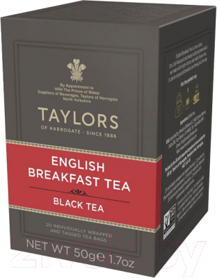 Чай пакетированный Taylors of Harrogate Английский завтрак Черный (20пак)