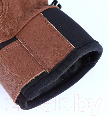 Перчатки лыжные VikinG Knox / 140/25/8255-0989 (р.7, черный/коричневый)
