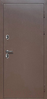 Входная дверь Guard Протерма Шоколад букле/уайт (86x205, правая)