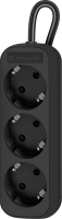 Удлинитель Defender M318 / 99321 (1.8м, 3 розетки, черный) - 