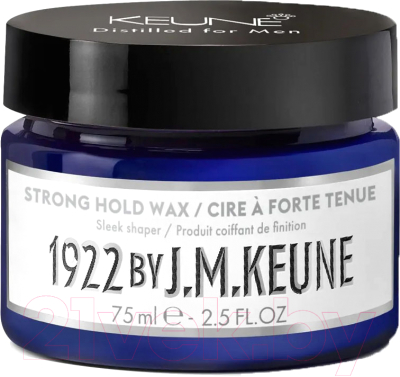 Воск для укладки волос Keune 1922 Strong Hold Wax Сильной фиксации (75мл)