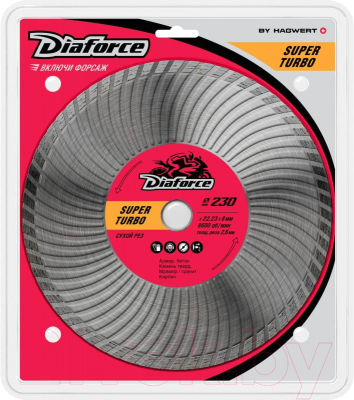 Отрезной диск алмазный Diaforce Super Turbo 502230