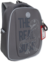 Школьный рюкзак Grizzly RAf-493-2 (серый) - 