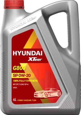 Моторное масло Hyundai XTeer G800 0W20 / 1041121 (4л)
