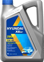 Моторное масло Hyundai XTeer D800 5W40 / 1041223 (4л) - 