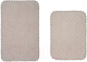 Набор ковриков для ванной и туалета Arya Adonis 50x70, 60x100 (светло-розовый) - 