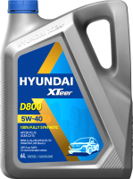 Моторное масло Hyundai XTeer D800 5W40 / 1061223 (6л) - 