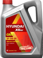 Моторное масло Hyundai XTeer G800 5W30 / 1061011 (6л) - 