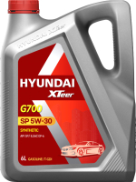 Моторное масло Hyundai XTeer G700 5W30 / 1061135 (6л) - 
