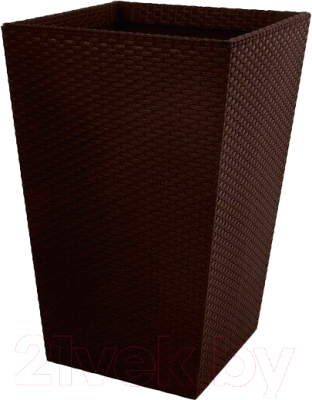 Изображение товара Кашпо Keter Rattan Planter / 228977 (коричневый)