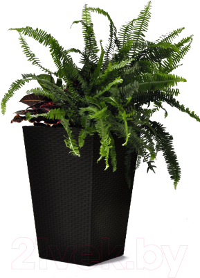 Кашпо Keter Rattan Planter / 228977 (коричневый)