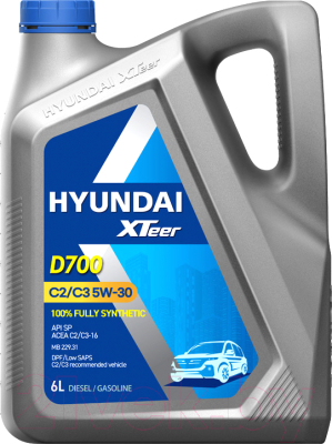 Моторное масло Hyundai XTeer D700 5W30 / 1061224 (6л)