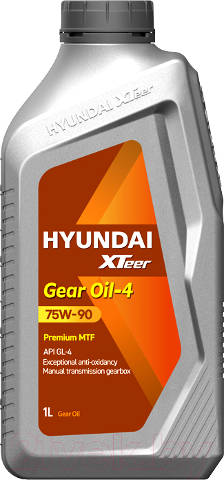 Трансмиссионное масло Hyundai XTeer Gear Oil-4 75W90 / 1011435 (1л)