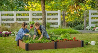 Изображение товара Грядка модульная Keter Vista 2 / 252531 (коричневый)