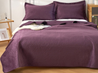 Набор текстиля для спальни Arya Ultrasonic Sophia 250x260 (бургунди) - 