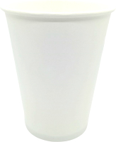 Набор бумажных стаканов Raivbel БС-250 Евро (100шт, белый) - 