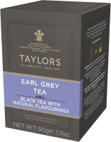 Чай пакетированный Taylors of Harrogate Эрл Грей с ароматом бергамота Черный (20пак) - 