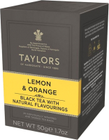 Чай пакетированный Taylors of Harrogate С ароматом лимона и апельсина Черный (20пак) - 