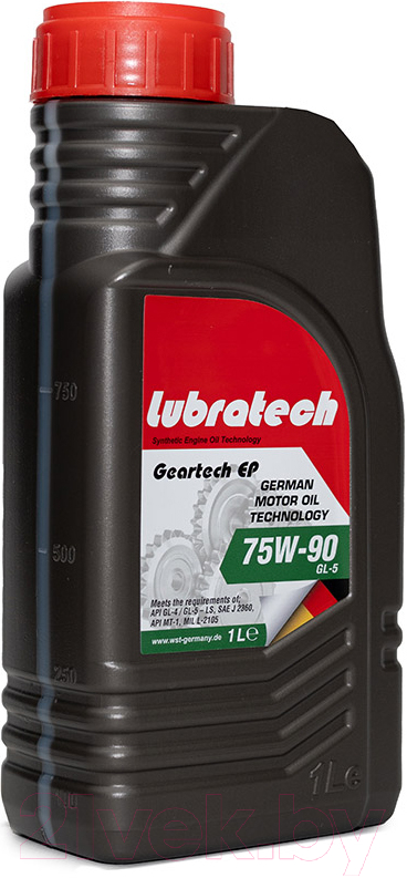 Трансмиссионное масло Lubratech Geartech EP 75W90 (1л)
